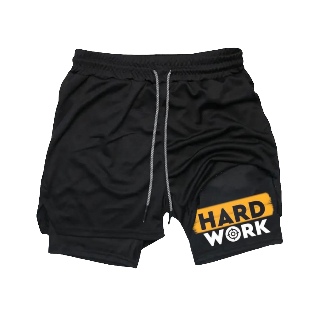 HARD WORK - 2 in 1 short