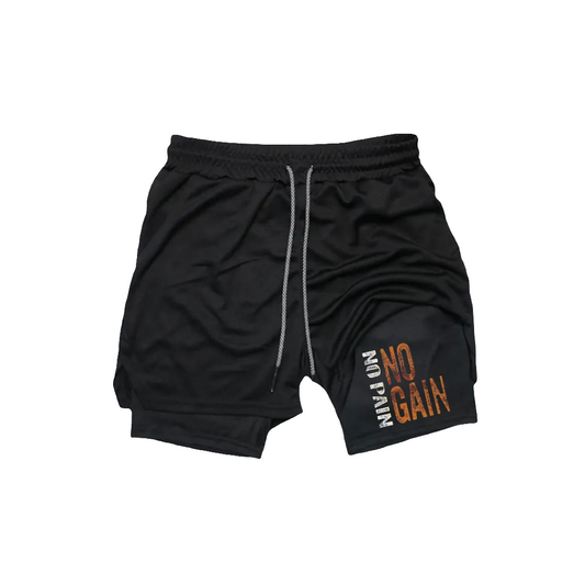 NO PAIN, NO GAIN - 2 in 1 short