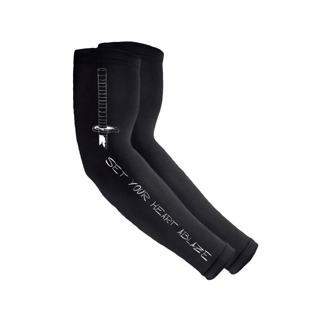SET YOUR HEART ABLAZE - COMPRESSION ARM SLEEVE