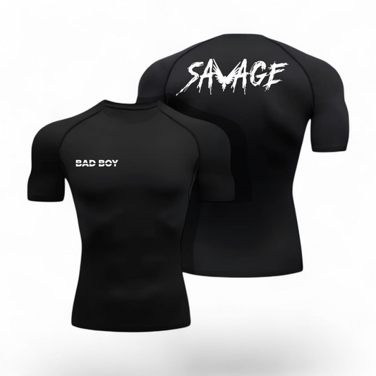 SAVAGE - COMPRESSION SHORT SLEEVE SHIRT